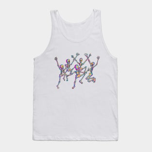 Danse Macabe - Pastel Goth Skeletons Tank Top